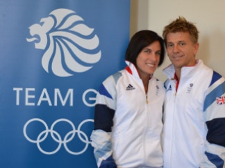 Monique Gladding  - Olympic Diver for UK and coach Steve Gladding 